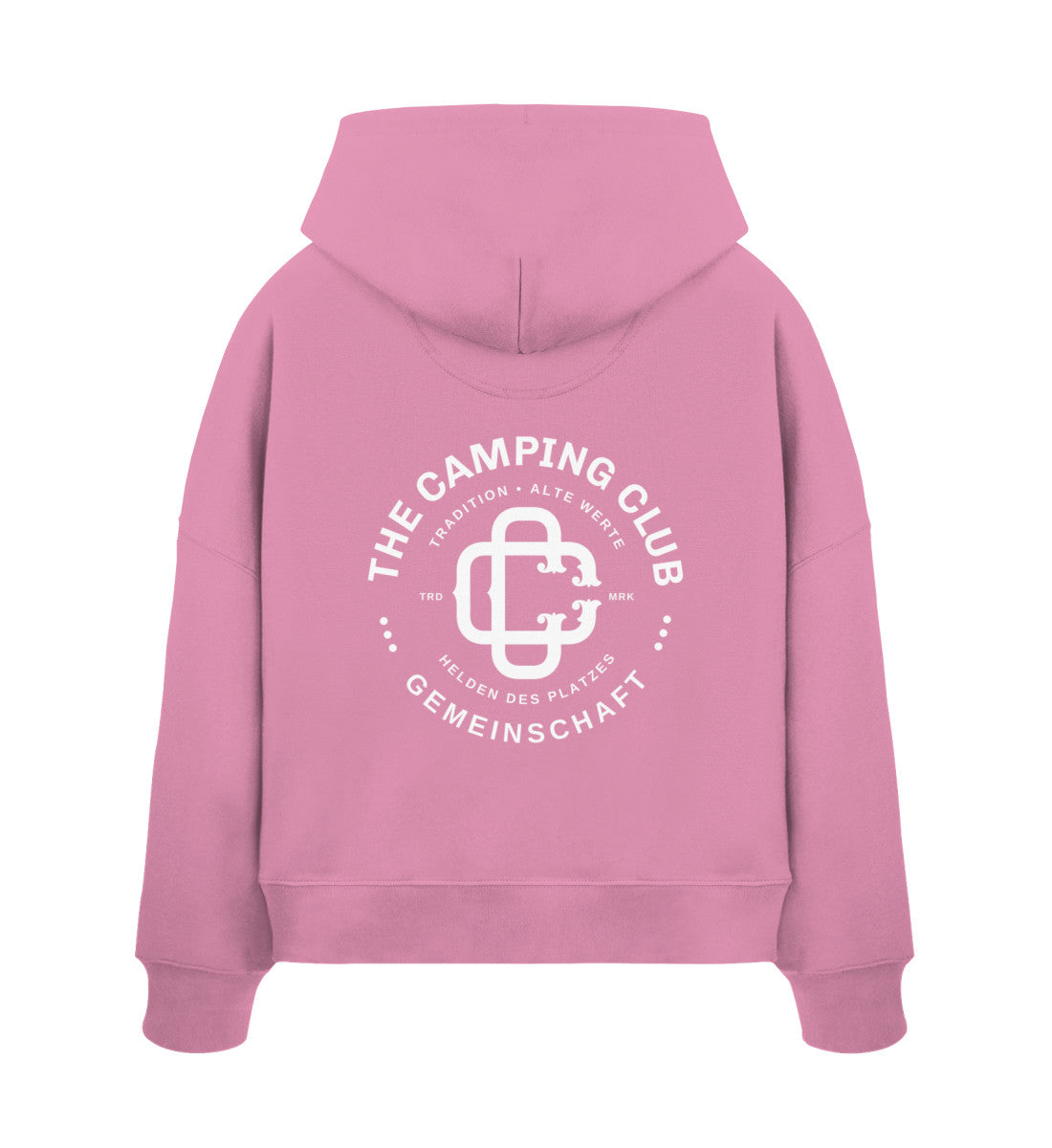 Camping Club - Damen Organic Boxcut Hoodie - LazyDonkeyDesign