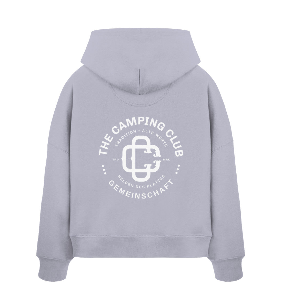 Camping Club - Damen Organic Boxcut Hoodie - LazyDonkeyDesign