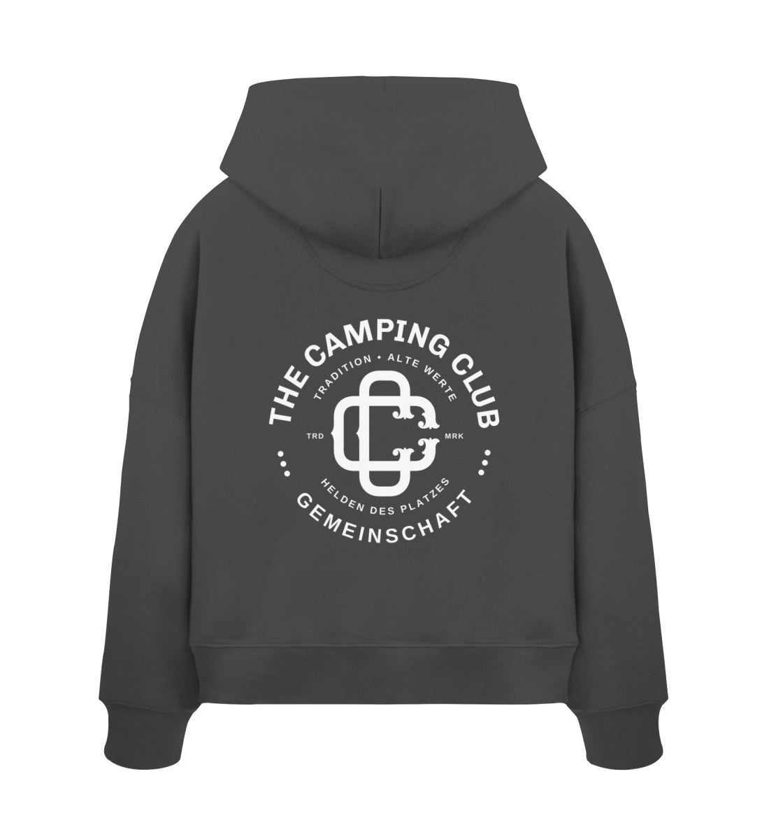 Camping Club - Damen Organic Boxcut Hoodie - LazyDonkeyDesign