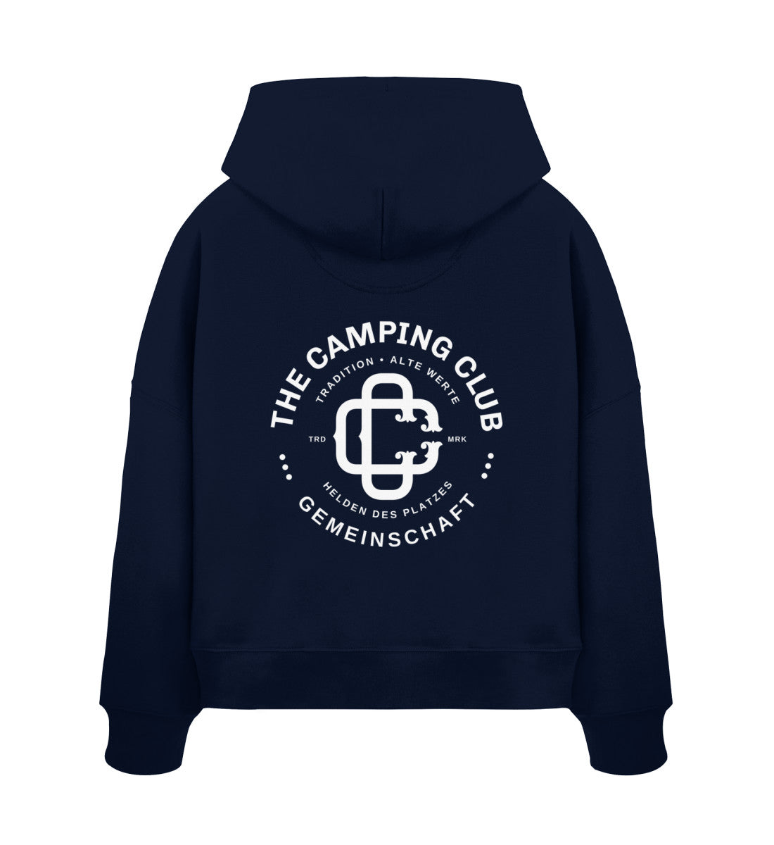 Camping Club - Damen Organic Boxcut Hoodie - LazyDonkeyDesign