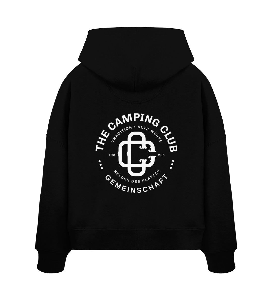 Camping Club - Damen Organic Boxcut Hoodie - LazyDonkeyDesign