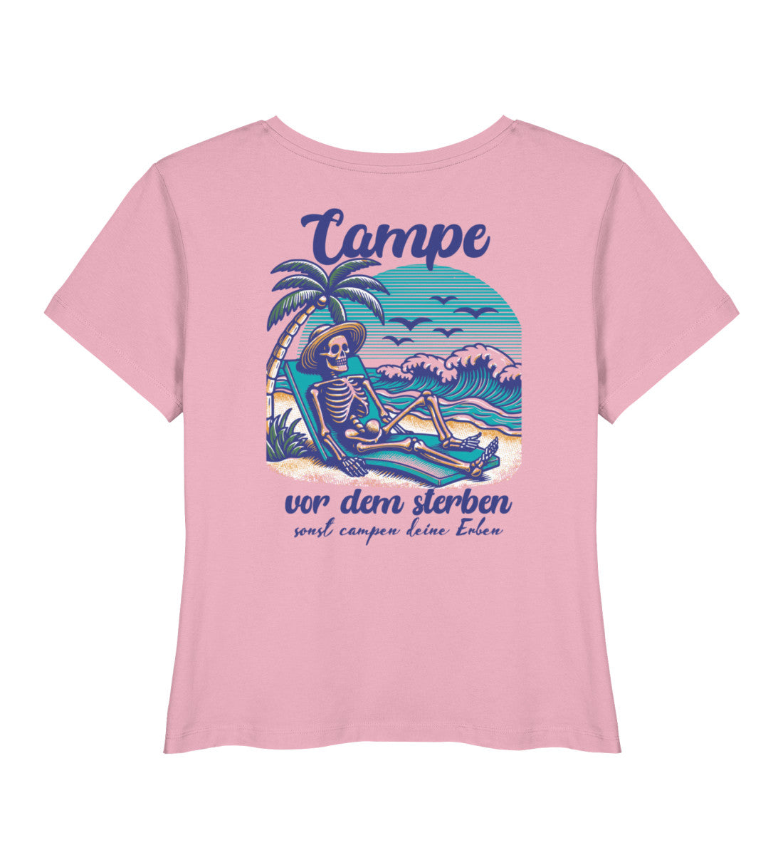 Campe Jetzt - Damen Organic T-Shirt - LazyDonkeyDesign