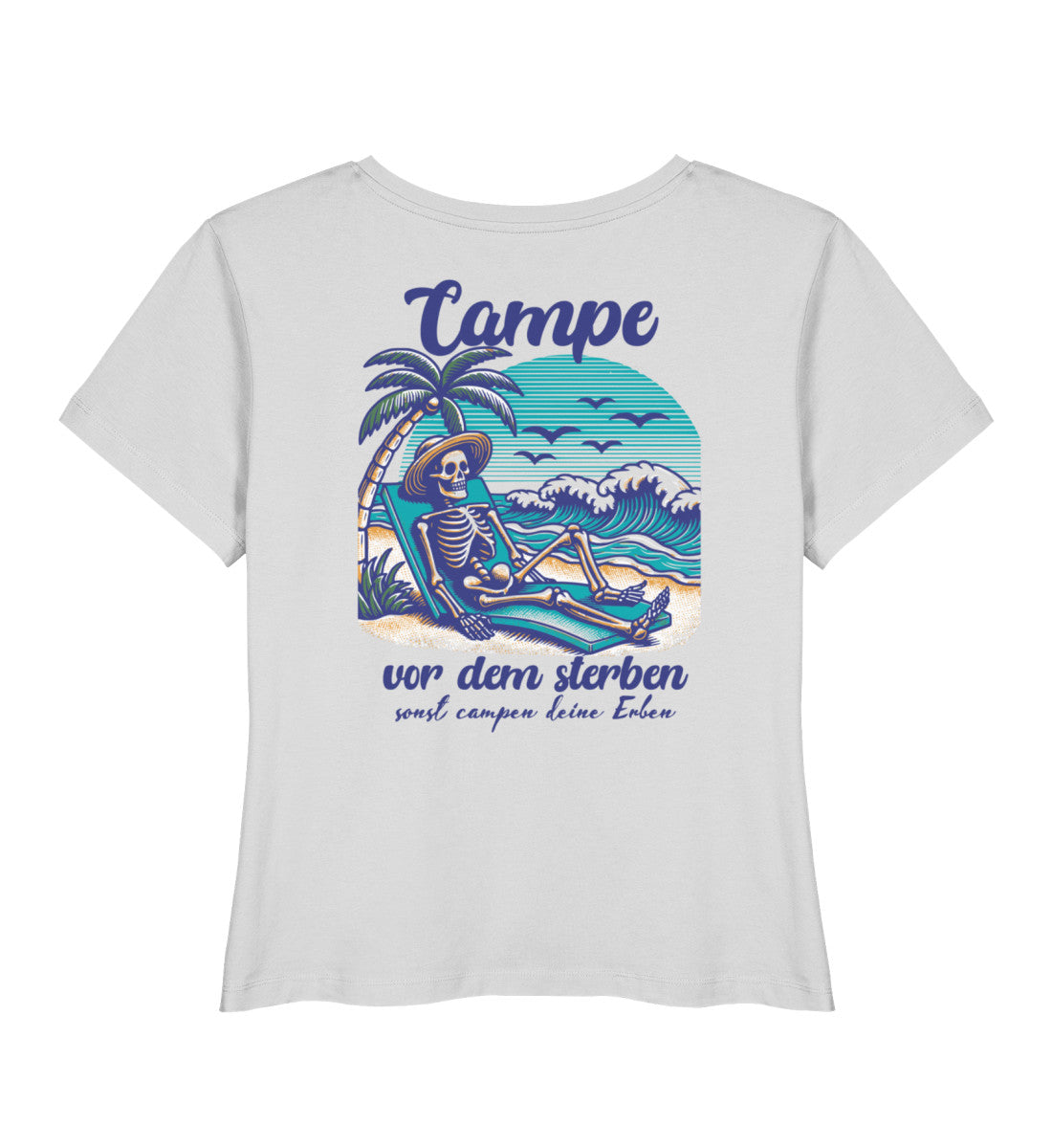 Campe Jetzt - Damen Organic T-Shirt - LazyDonkeyDesign