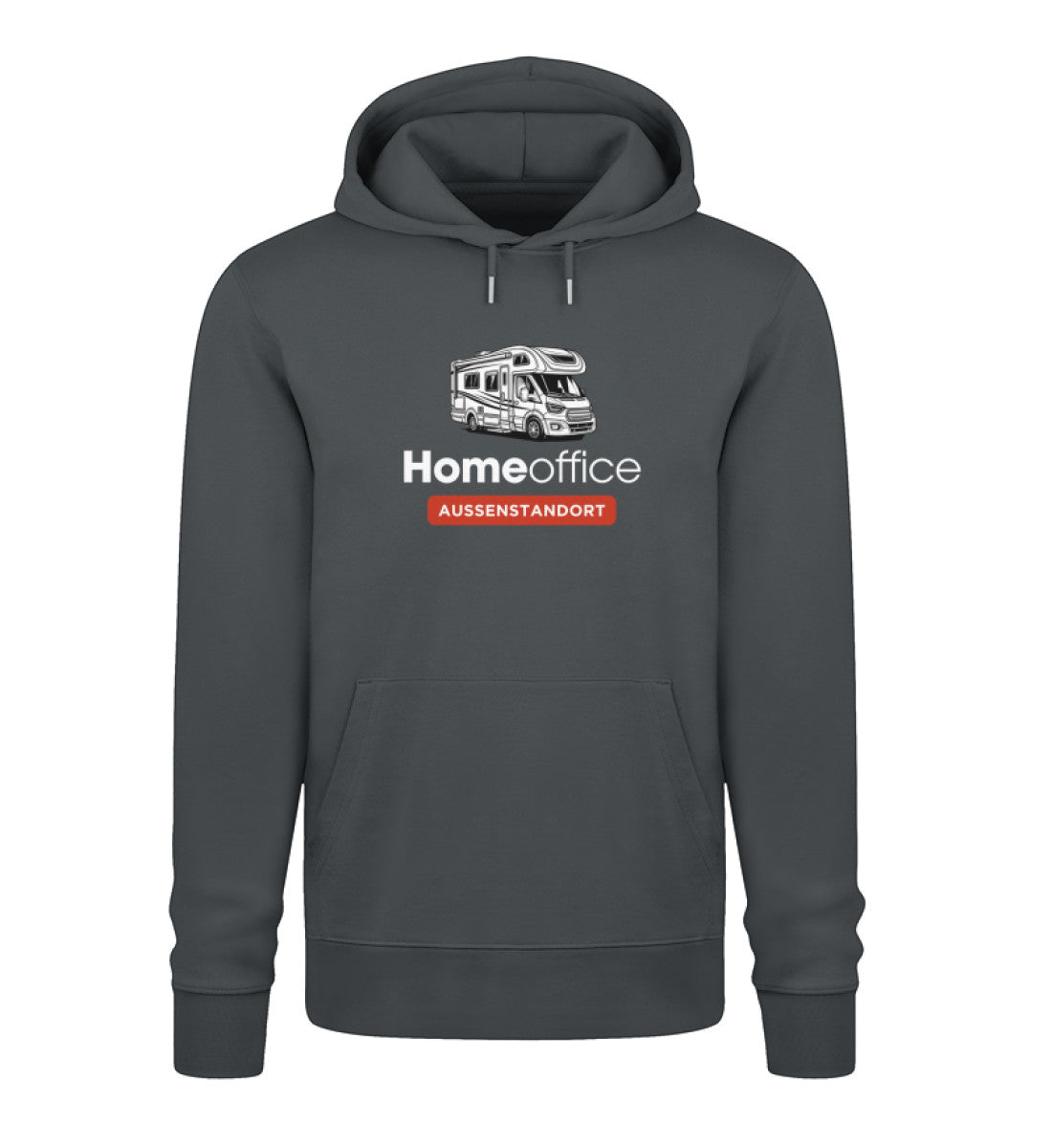 Wohnmobil Homeoffice - Herren Organic Hoodie - LazyDonkeyDesign