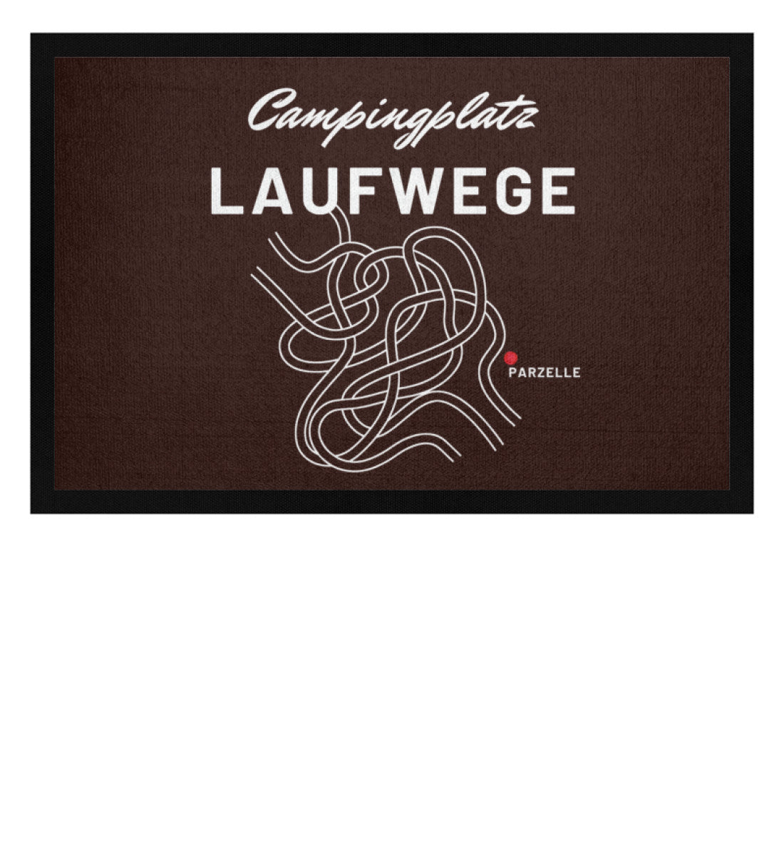 Campingplatz Laufwege - Camping Fußmatte - LazyDonkeyDesign