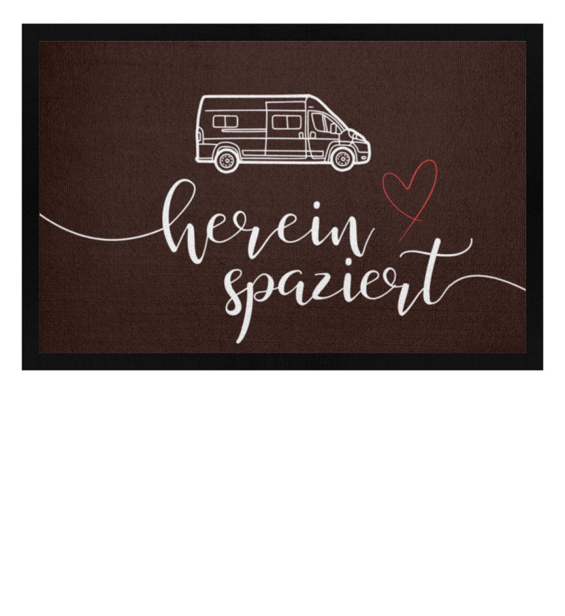 Hereinspaziert Van - Camping Fußmatte - LazyDonkeyDesign