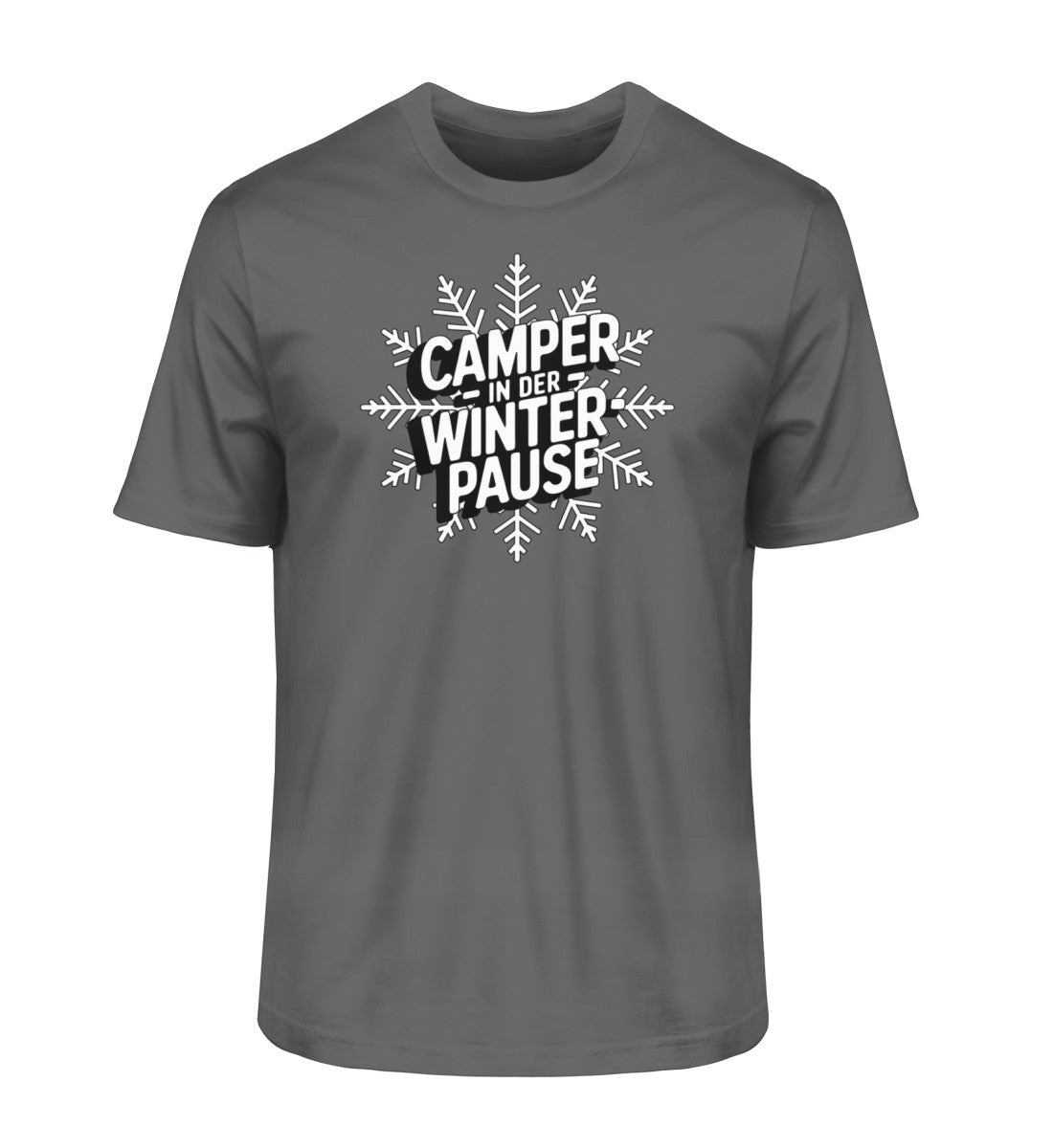 Camper in Winterpause - Herren Organic Shirt - LazyDonkeyDesign