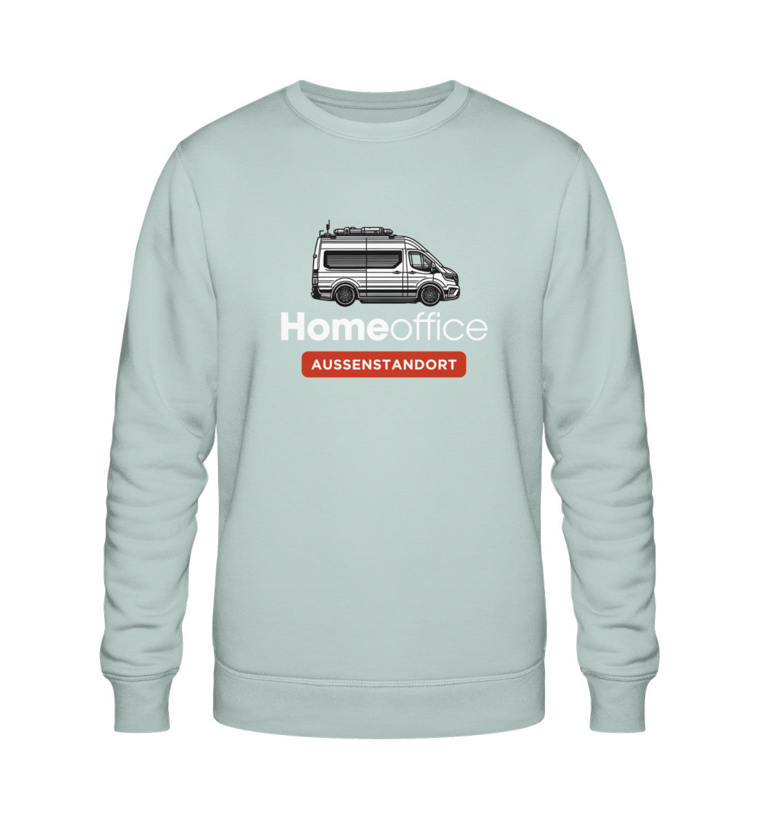 Vanlife Homeoffice - Herren Organic Sweatshirt - LazyDonkeyDesign