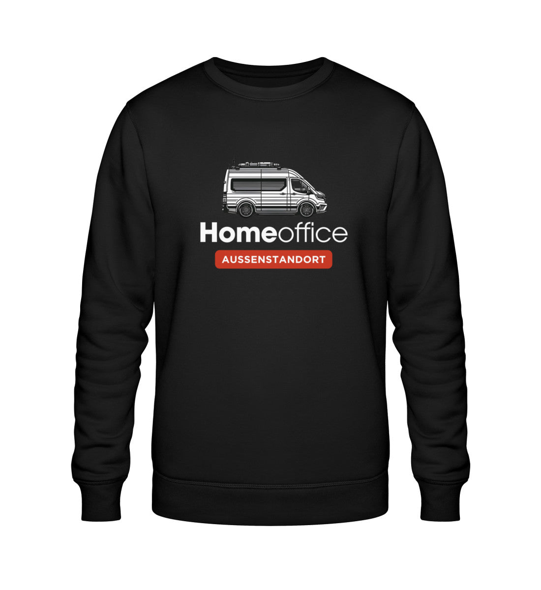 Vanlife Homeoffice - Herren Organic Sweatshirt - LazyDonkeyDesign