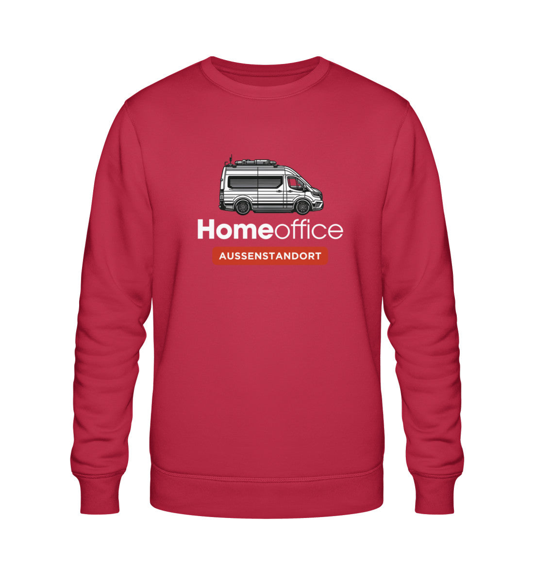 Vanlife Homeoffice - Herren Organic Sweatshirt - LazyDonkeyDesign