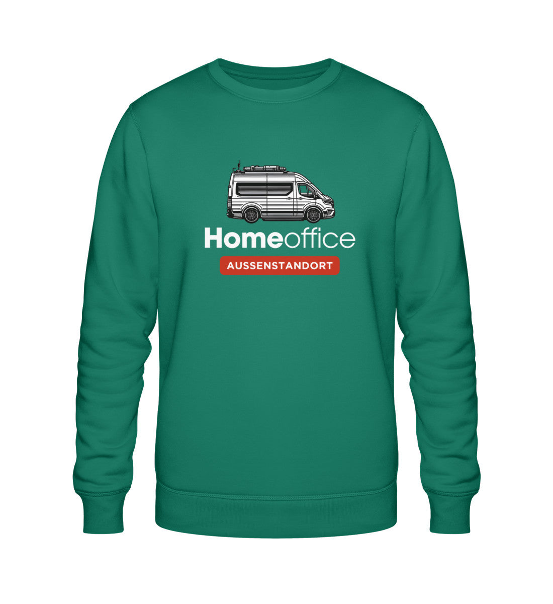 Vanlife Homeoffice - Herren Organic Sweatshirt - LazyDonkeyDesign