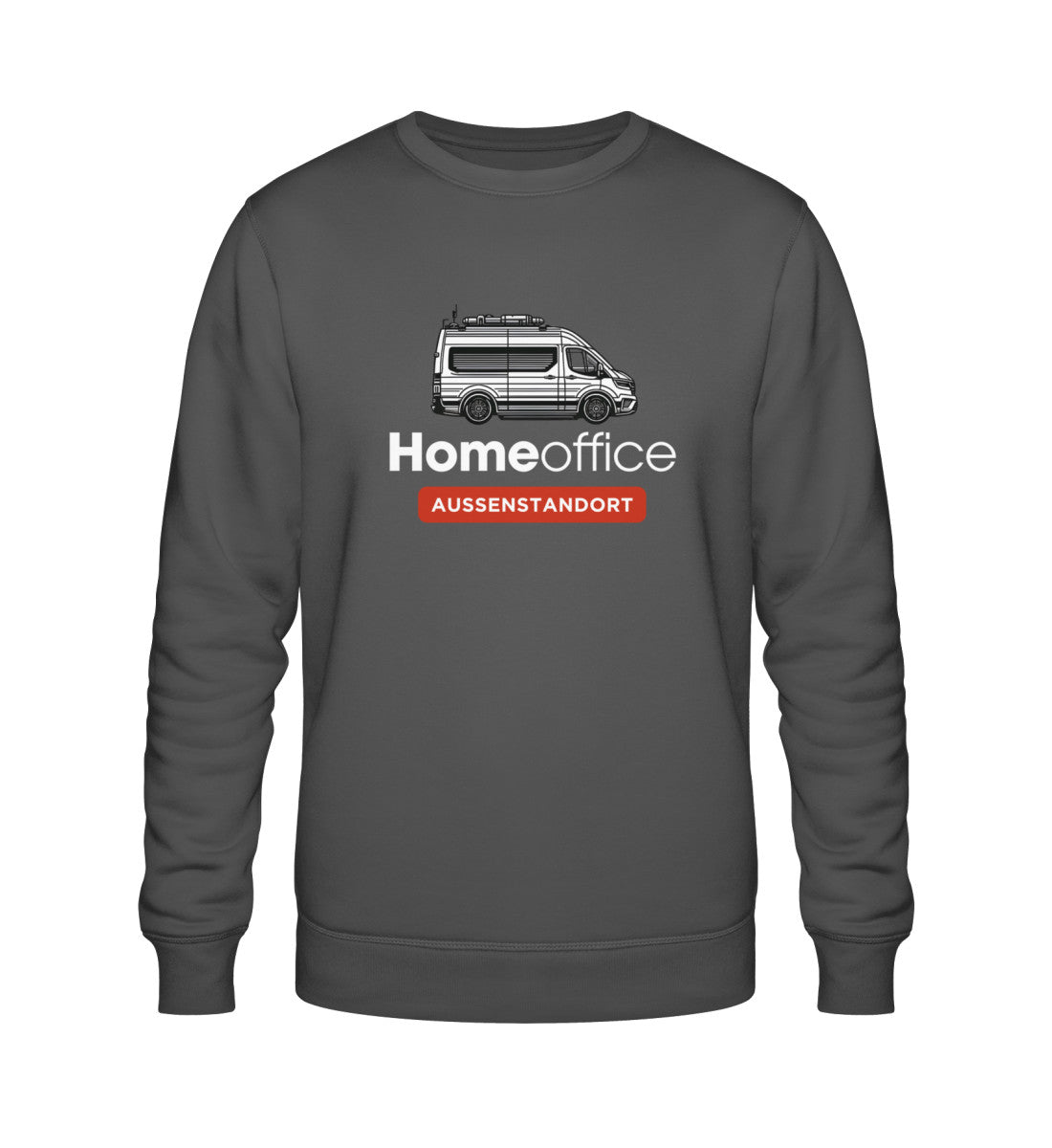 Vanlife Homeoffice - Herren Organic Sweatshirt - LazyDonkeyDesign