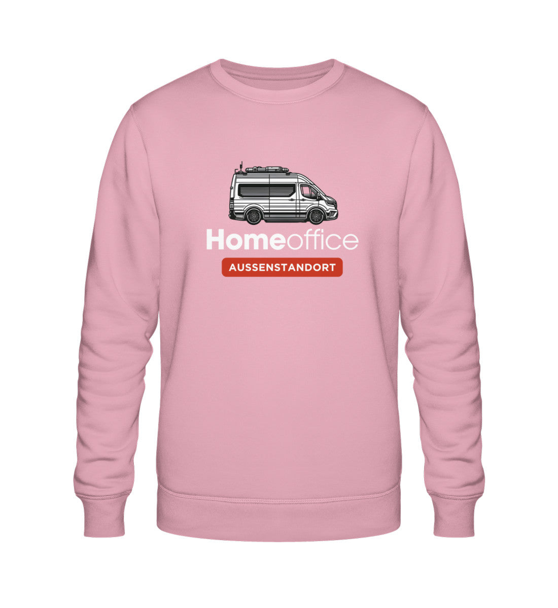 Vanlife Homeoffice - Herren Organic Sweatshirt - LazyDonkeyDesign
