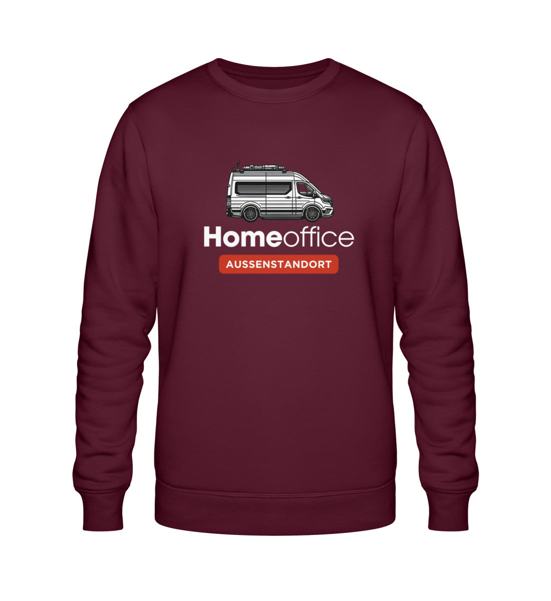 Vanlife Homeoffice - Herren Organic Sweatshirt - LazyDonkeyDesign