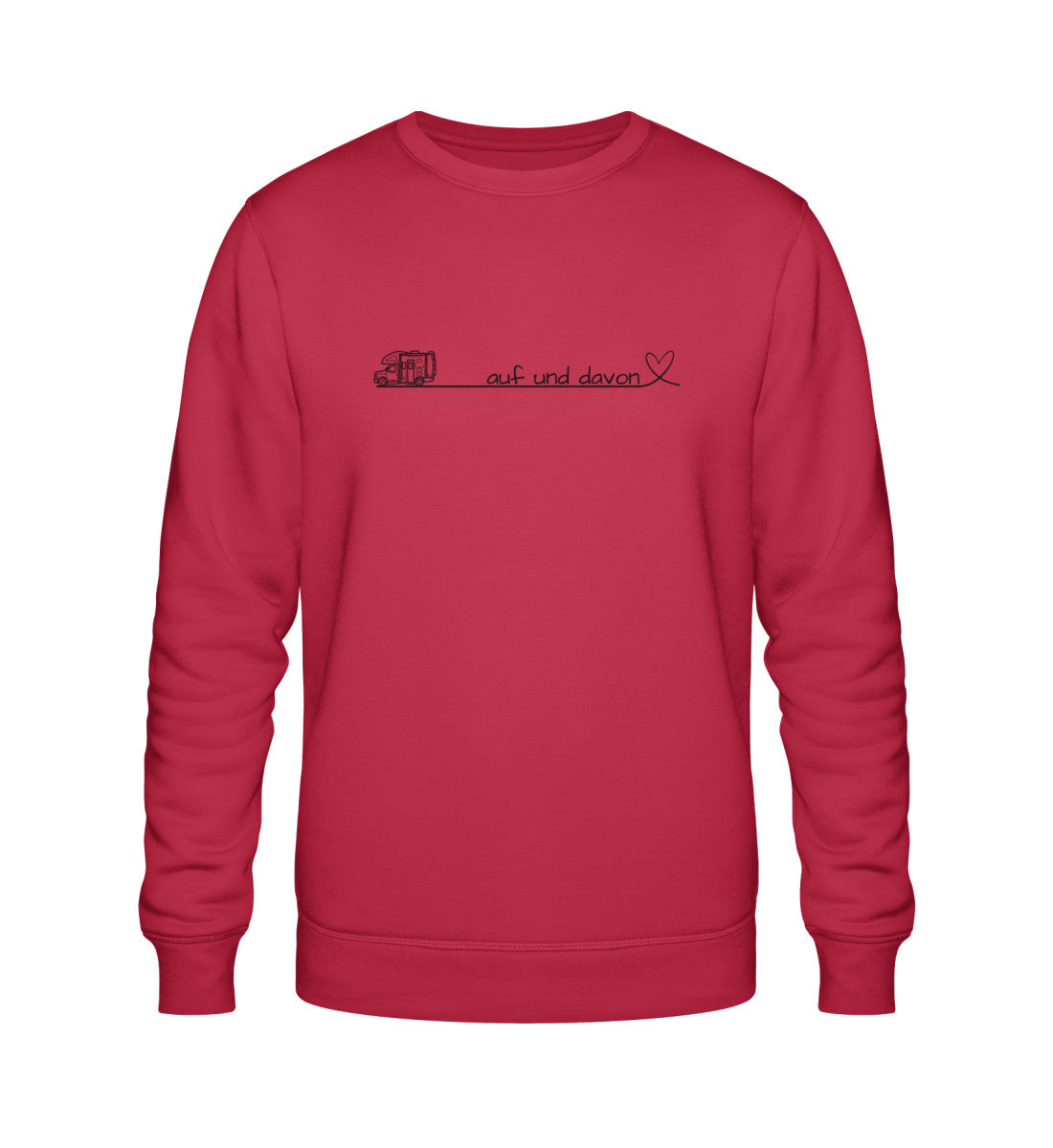 Auf und Davon - Damen Organic Sweatshirt - Wohnmobil - LazyDonkeyDesign