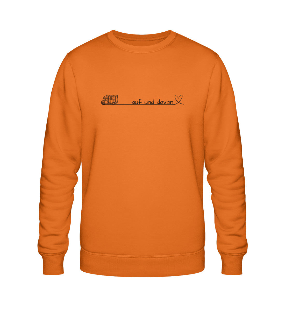 Auf und Davon - Damen Organic Sweatshirt - Wohnmobil - LazyDonkeyDesign