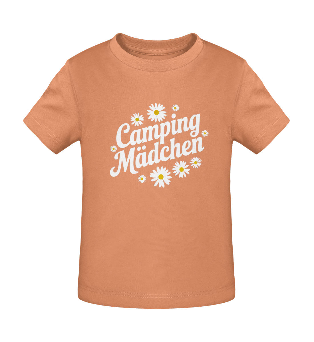 Camping Maedchen . Baby Organic Shirt - LazyDonkeyDesign