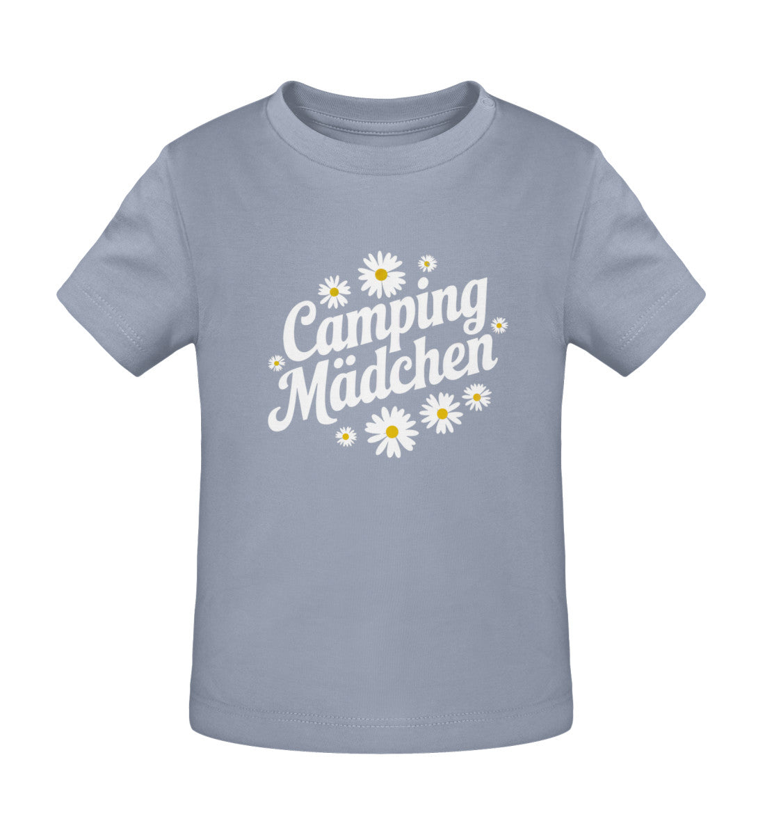 Camping Maedchen . Baby Organic Shirt - LazyDonkeyDesign