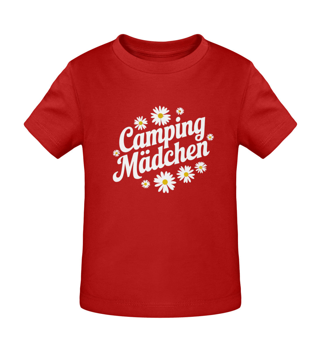 Camping Maedchen . Baby Organic Shirt - LazyDonkeyDesign