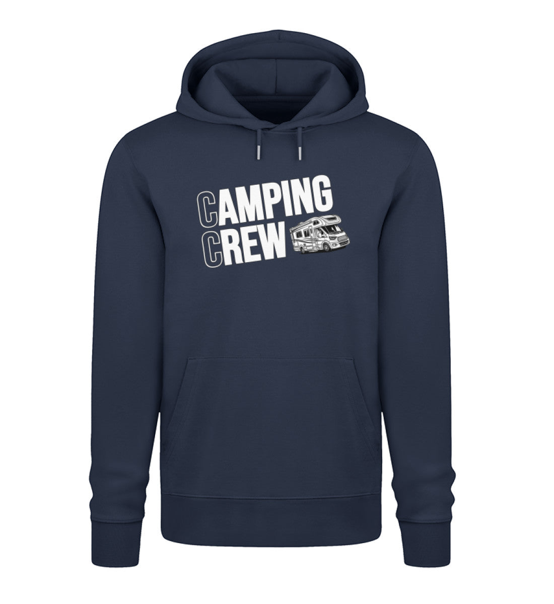 Wohnmobil Camping Crew - Herren Organic Hoodie - LazyDonkeyDesign