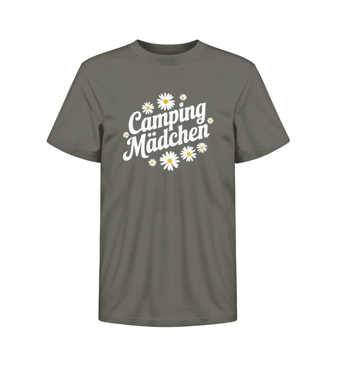 Camping Mädchen - Kinder Organic Shirt - LazyDonkeyDesign