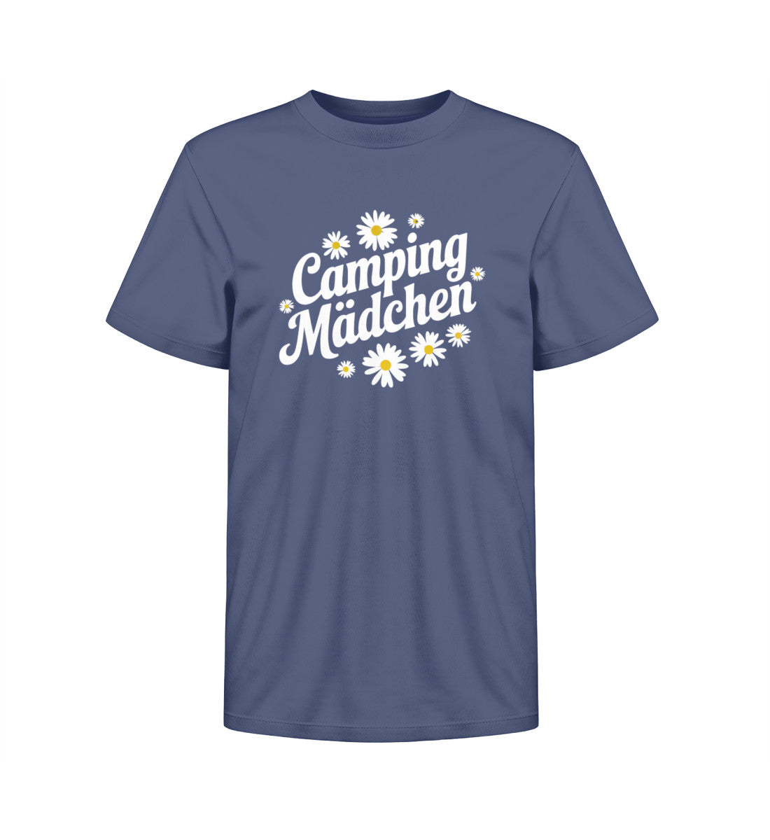 Camping Mädchen - Kinder Organic Shirt - LazyDonkeyDesign