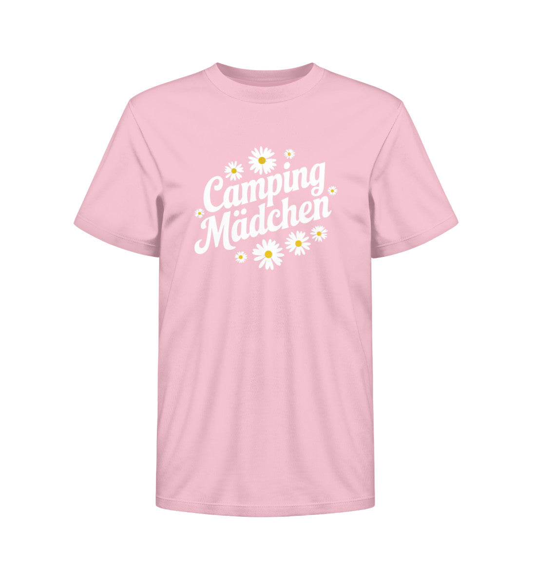 Camping Mädchen - Kinder Organic Shirt - LazyDonkeyDesign