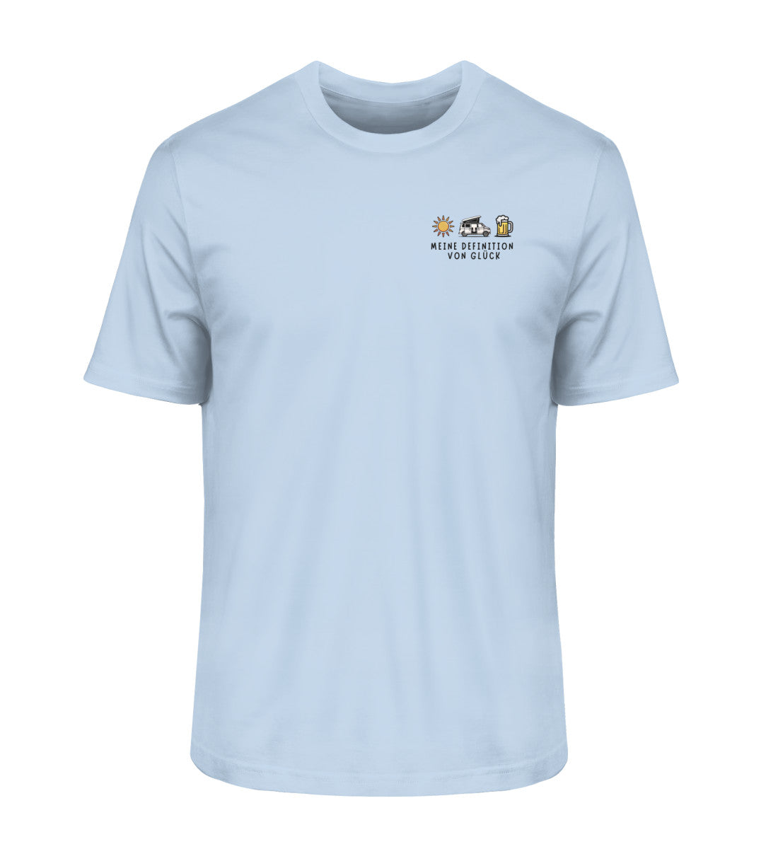 Definition von Glück - Herren Organic T-Shirt - Bulli - LazyDonkeyDesign 