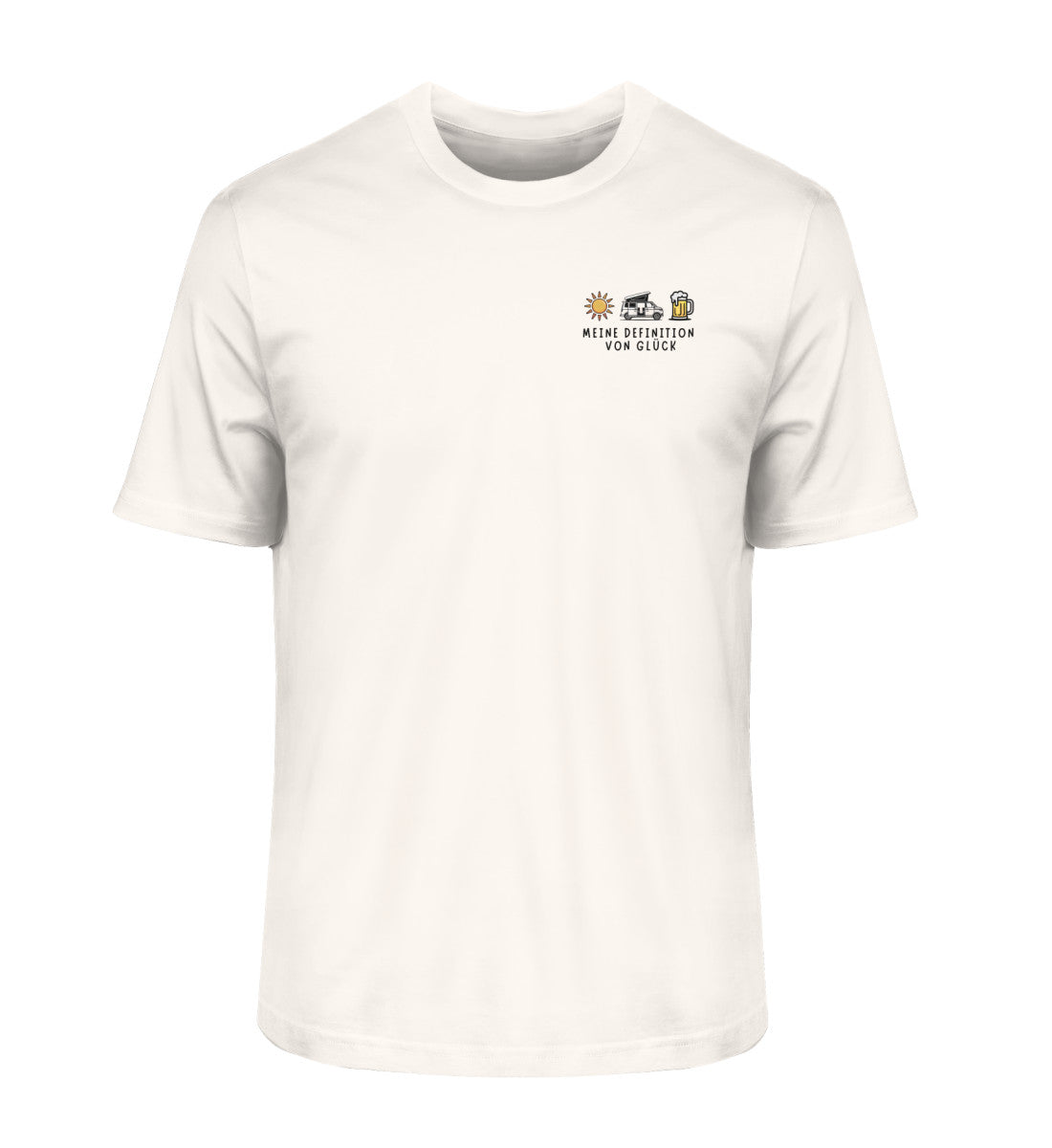 Definition von Glück - Herren Organic T-Shirt - Bulli - LazyDonkeyDesign 