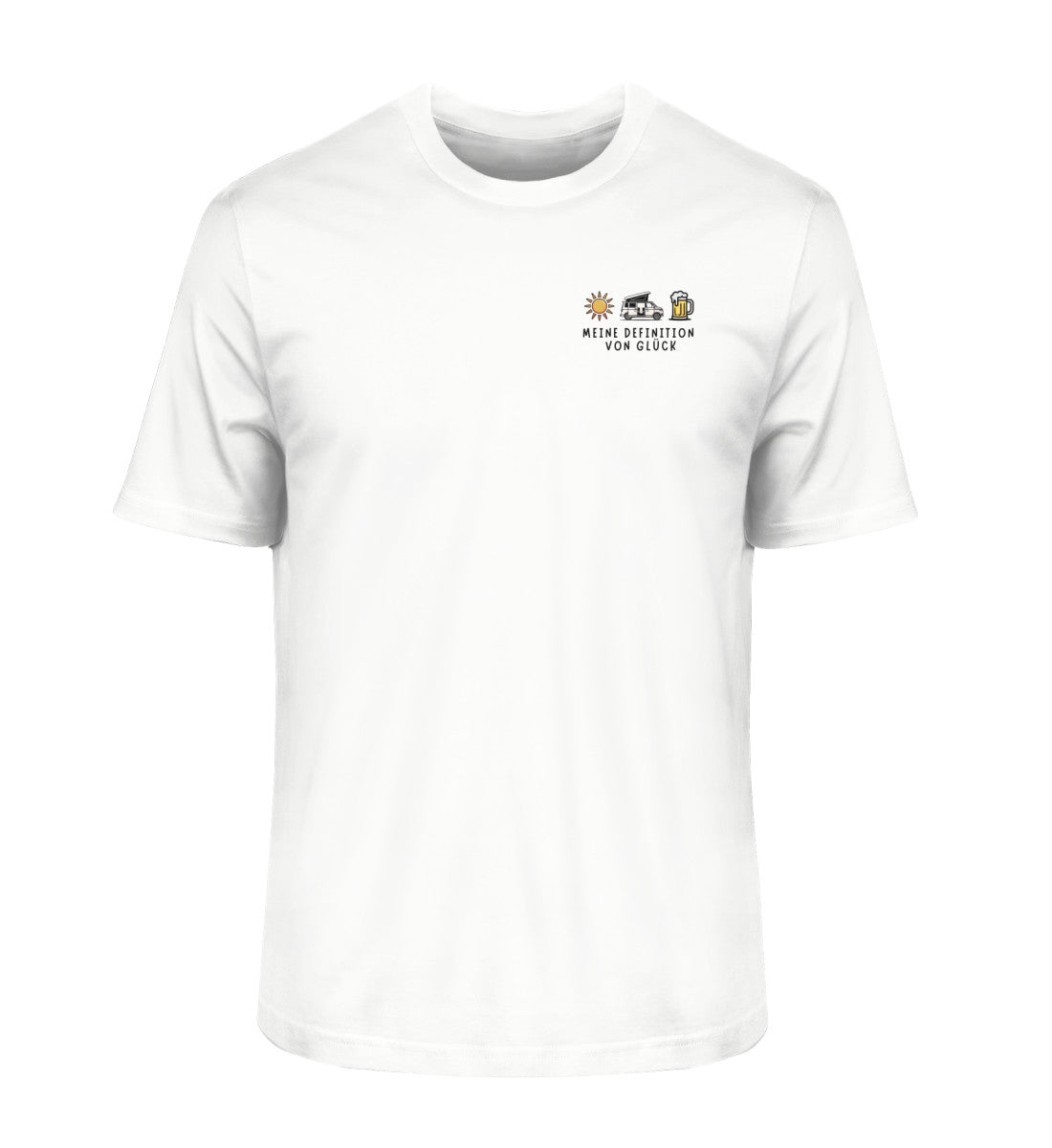 Definition von Glück - Herren Organic T-Shirt - Bulli - LazyDonkeyDesign 