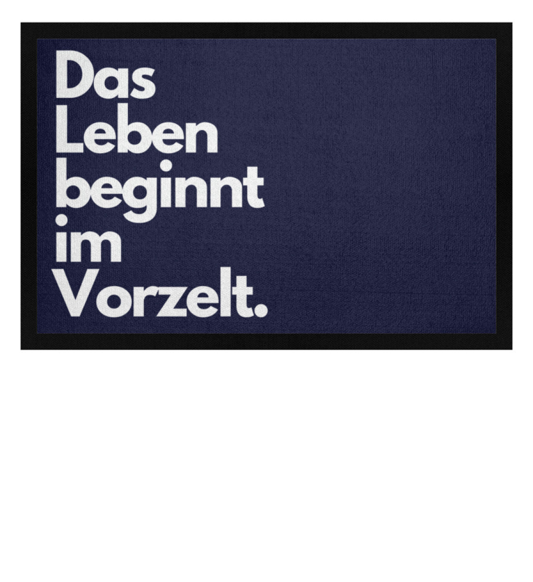 Vorzeltleben - Camping Fußmatte - LazyDonkeyDesign 