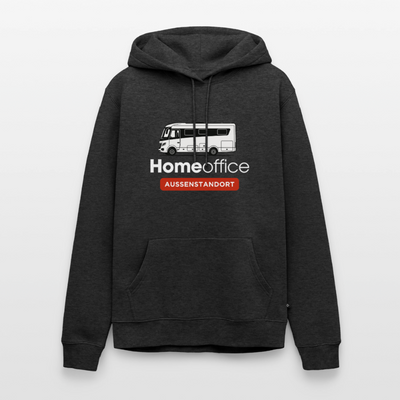 Vollintegriert Homeoffice - Herren Camping Hoodie - Anthrazit meliert