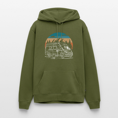 Vanlife mit Hund - Herren Camping Hoodie - Khaki