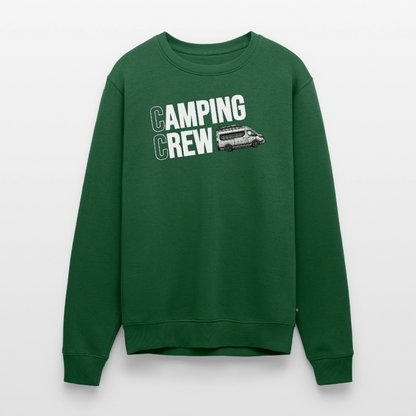 Vanlife Camping Crew - Herren Camping Sweatshirt - Flaschengrün