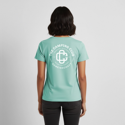 Camping Club - Damen Camping T-Shirt - Mint 