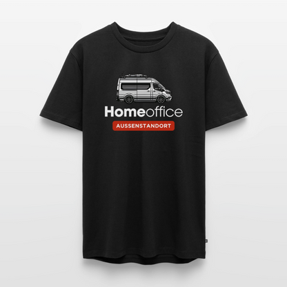Vanlife Homeoffice - Herren Camping T-Shirt - Schwarz
