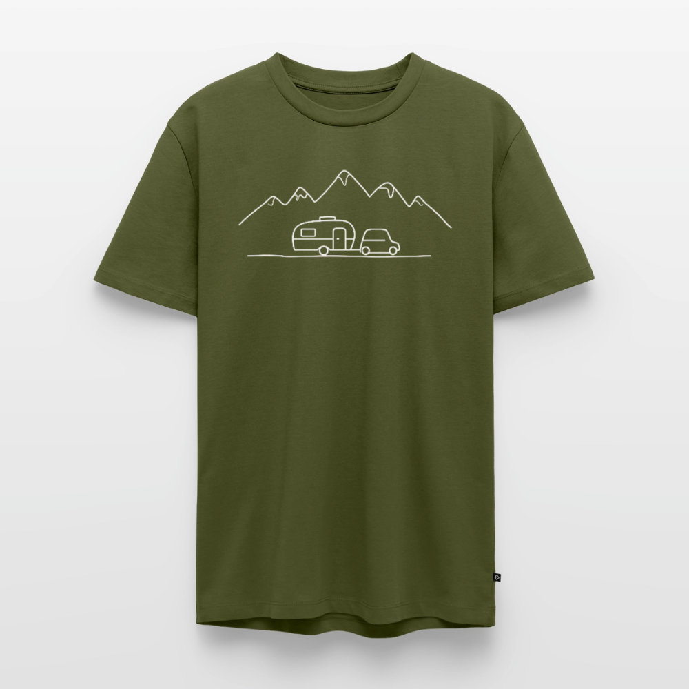 Keep it simple - Herren Camping T-Shirt - Khaki