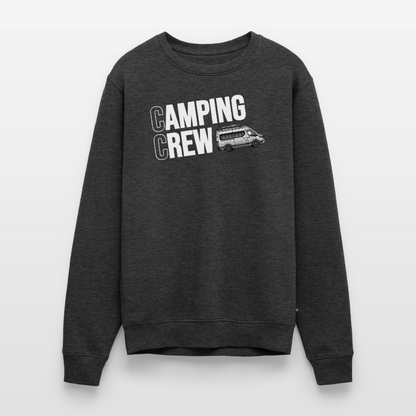 Vanlife Camping Crew - Herren Camping Sweatshirt - Anthrazit meliert