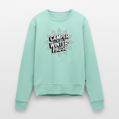 Camper in Winterpause - Damen Camping Sweatshirt - Mint 