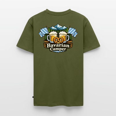 Bavarian Camper - Herren Camping T-Shirt - Khaki