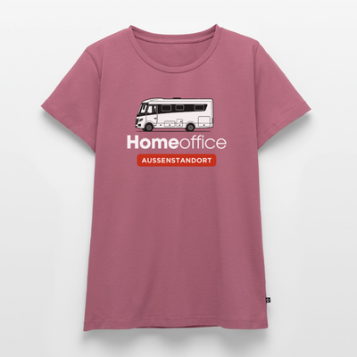 Vollintegriert Homeoffice - Damen Camping T-Shirt - Mauve