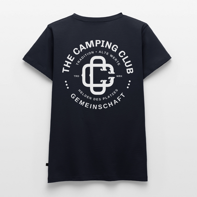 Camping Club - Damen Camping T-Shirt - Navy