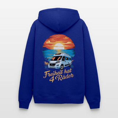 Freiheit hat 4 Räder - Herren Camping Hoodie - Vanlife - Royalblau