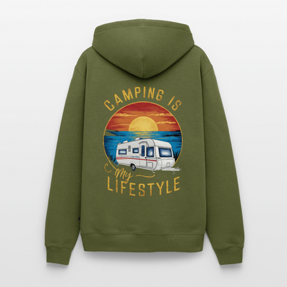 Camping my Lifestyle - Herren Camping Hoodie - Khaki