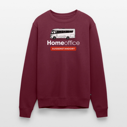 Vollintegriert Homeoffice - Herren Camping Sweatshirt - Burgunderrot