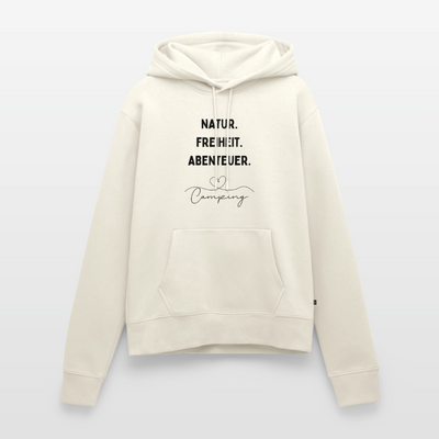 Natur Freiheit Abenteuer - Damen Camping Hoodie - Naturweiß