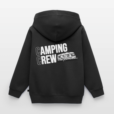 Wohnwagen Camping Crew - Kinder Camping Hoodie - Schwarz