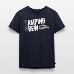 Vanlife Camping Crew - Kinder Camping T-Shirt - Navy
