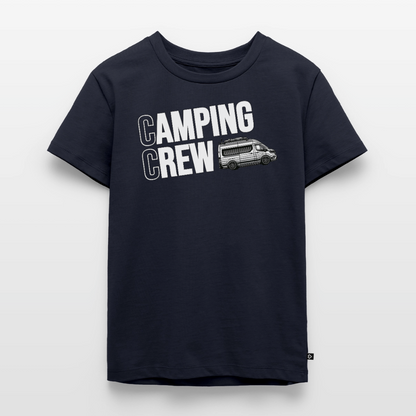 Vanlife Camping Crew - Kinder Camping T-Shirt - Navy