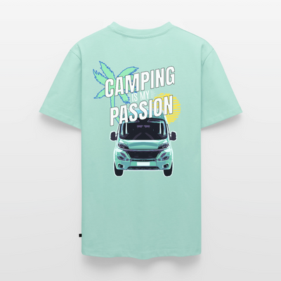 Camping Passion - Herren Camping T-Shirt - Mint 